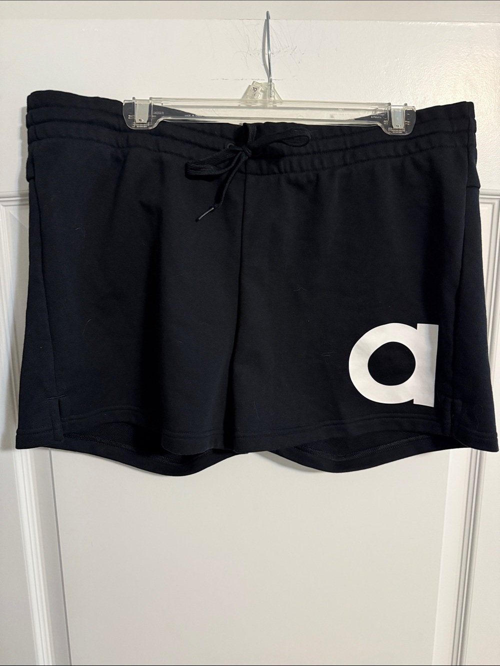 adidas Black Drawstring Athletic Skort with White Tag